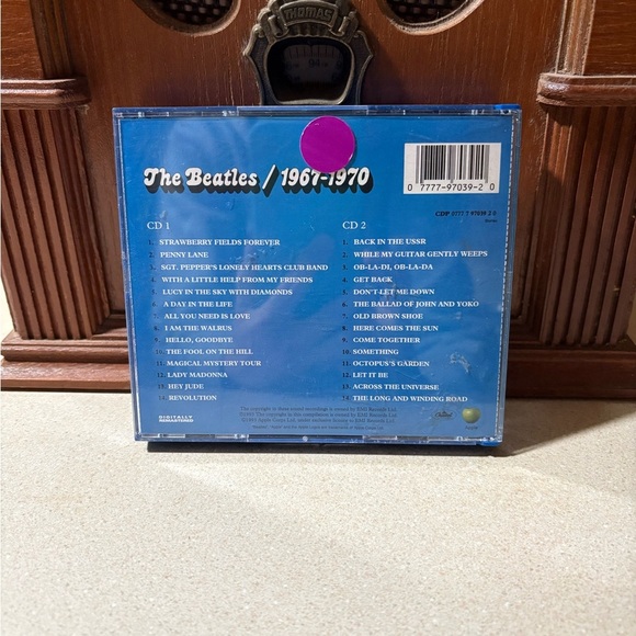 CD Set/2 The Beatles 1962-1966 Red and 1967-1970 Blue 1993 Release 4 CDs - Picture 5 of 9